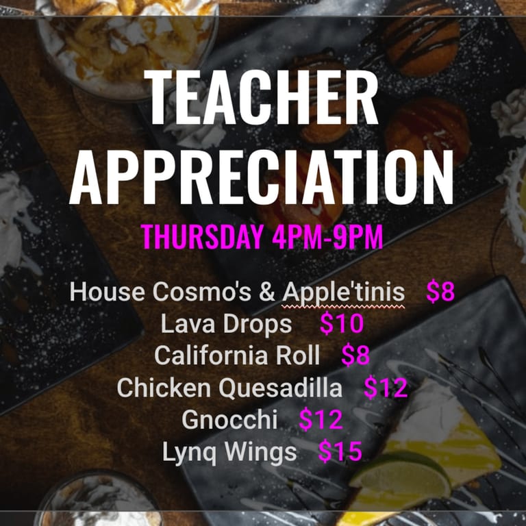 TEACHER APPRECIATION