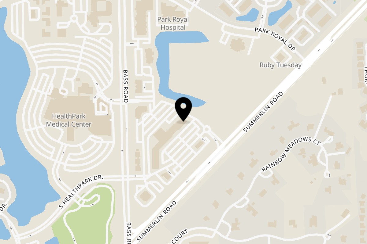 Map showing the location of LYNQ on 16230 Summerlin Rd #223 in Fort Myers